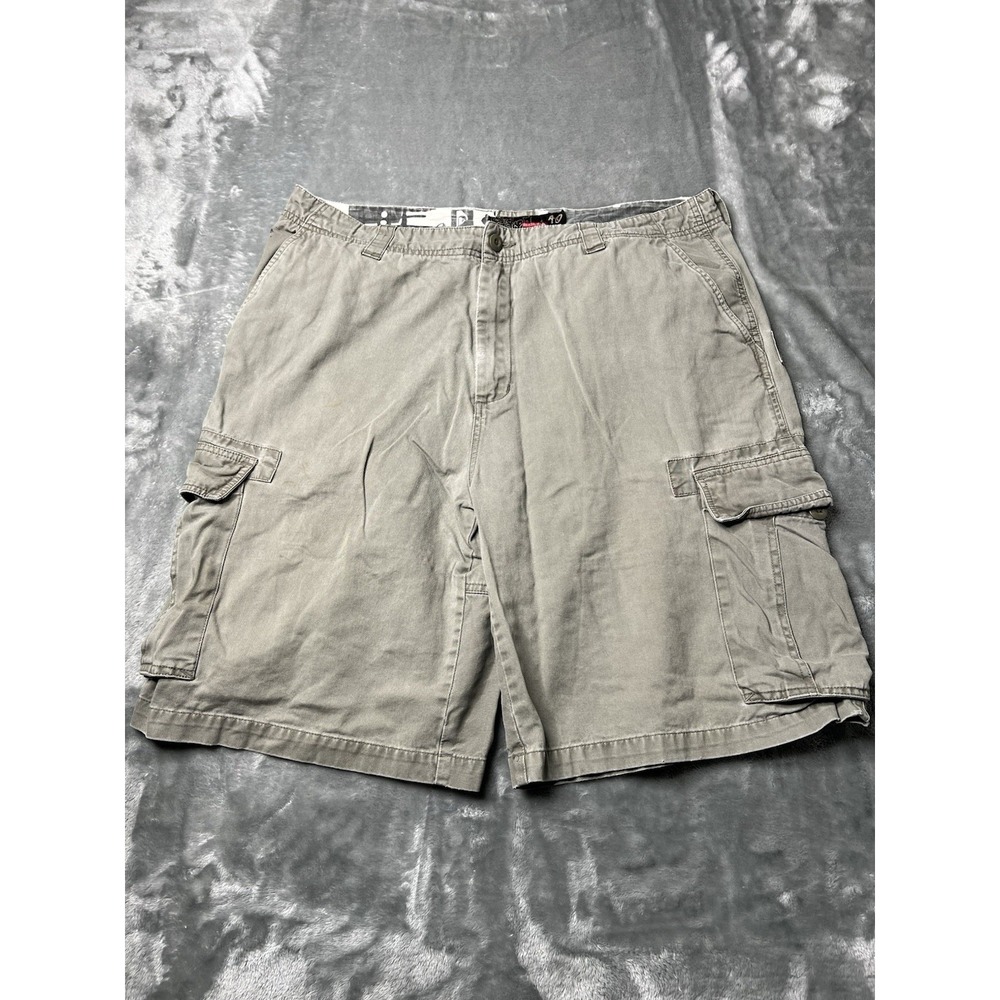 Quiksilver Shorts Men Size 40 Y2K Surf Khaki Cargo Y2K Skate Surf